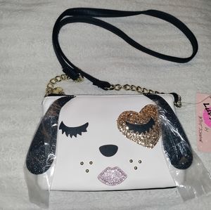 Betsey Johnson Puppy Dog Crossbody Bag LBDOUBLZ